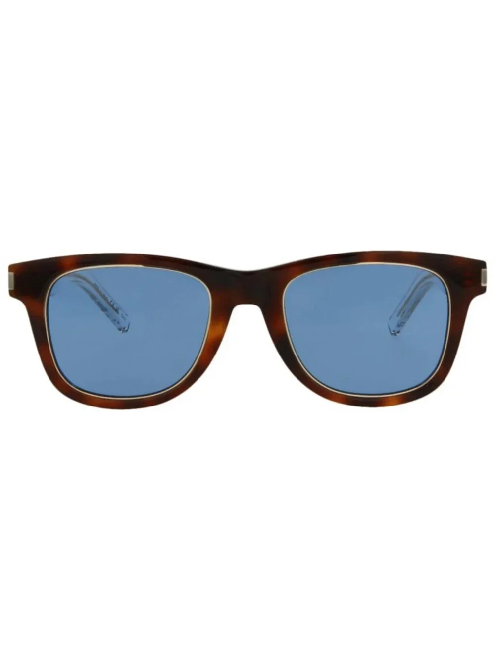 New Saint Laurent Women's Sunglasses Square Rectangle Acetate Frame Unisex Blue